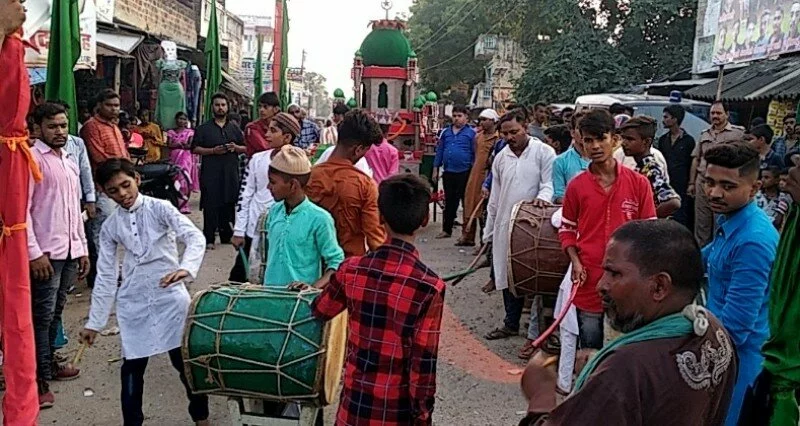 Photo of चाँदा में निकाला गया मुहर्रम का जुलूस